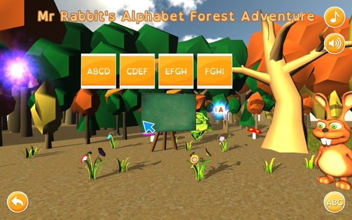 Mr Rabbit's Alphabet Forest Adventure screenshot