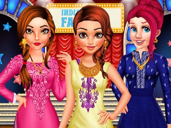 PRINCESS INDIAN GALA FASHION Game Cover