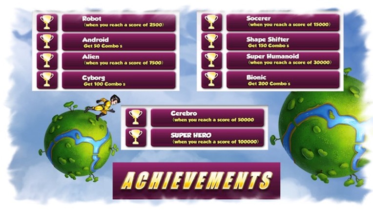 Super Hero Action Man - Best Fun Adventure Race to the Planets Game screenshot
