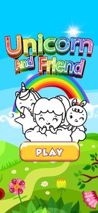 Unicorn And Friend Color Book screenshot