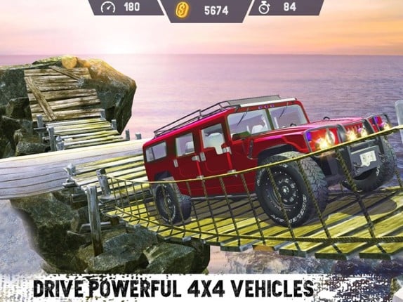 4x4 Delivery Jeep Trucker screenshot