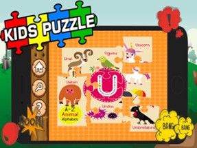 Alphabet Jigsaw Games Kids &amp; Toddlers Free Puzzle Image