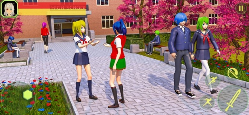 Anime High School Girl Fighter screenshot