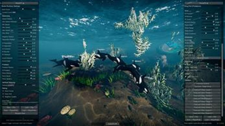 Boids FishTank: Predator–Prey Flocking Simulation (Orca vs Tuna) Image