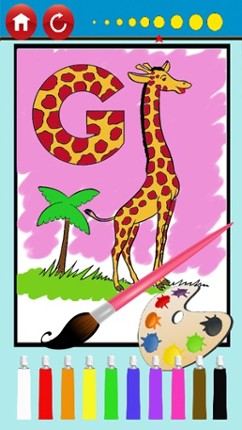 Color:ABC Animals Letter Coloring Book Kids Adults screenshot