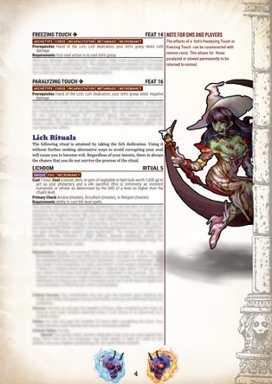 Eldritch Dedications: Lich [PF2E] screenshot