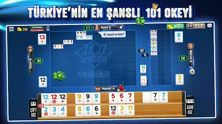 101 Yüzbir Okey Extra - Online screenshot
