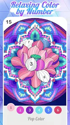 Pop Color - Paint by number screenshot