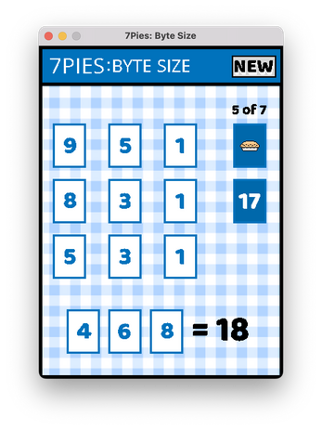 7 Pies: Byte Sized Image