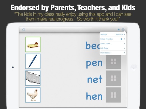 Kids Learning to Read - Three Letter CVC Words Image