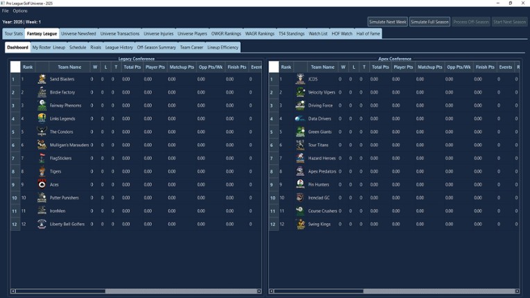 Pro League Golf Simulator screenshot