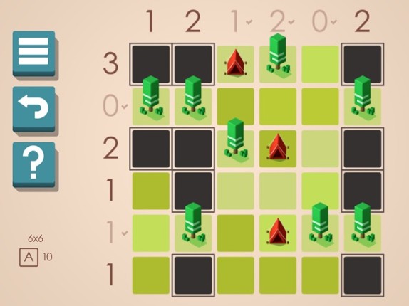 Tents and Trees Puzzles screenshot