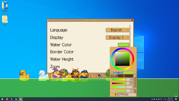 Tiny Ducks: Desktop Bath screenshot