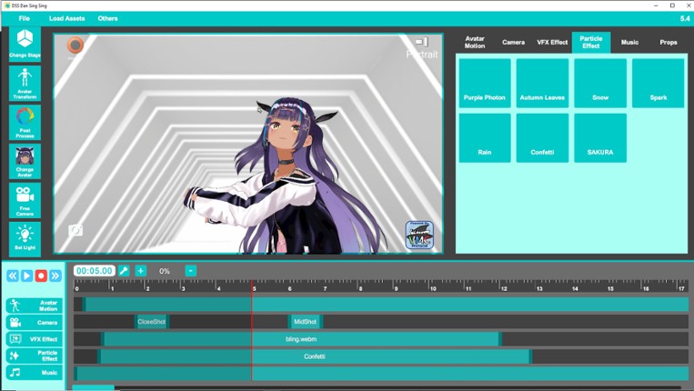 Dan Sing Sing AMV Maker for Vroid VRM and MMD screenshot