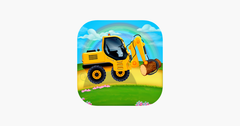 Assemble Construction Trucks Game Cover