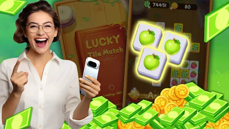 Lucky Tile Match Puzzle Image