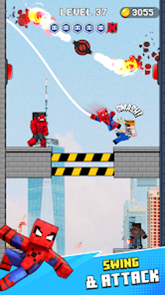 Mr Spider Hero Shooting Puzzle Image