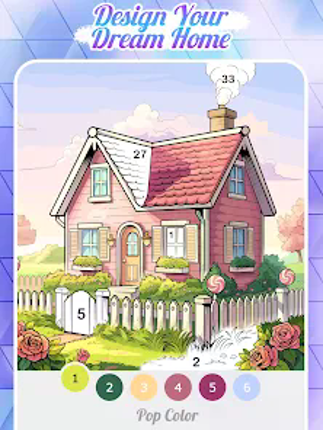 Pop Color - Paint by number screenshot