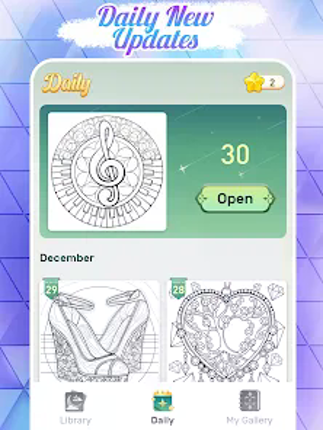 Pop Color - Paint by number screenshot