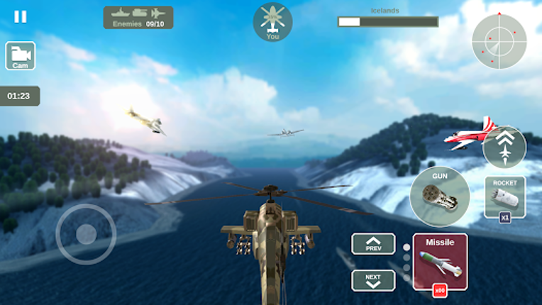 Helicopter Simulator: Warfare screenshot