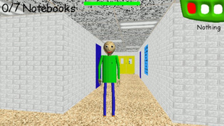Baldi's Basics But You Can't Die. Image