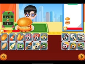 Hamburger Cooking Food Shop Image