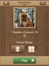 Horse Jigsaw Puzzles -Game Image