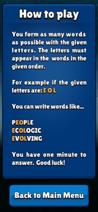 LetterSpotting screenshot