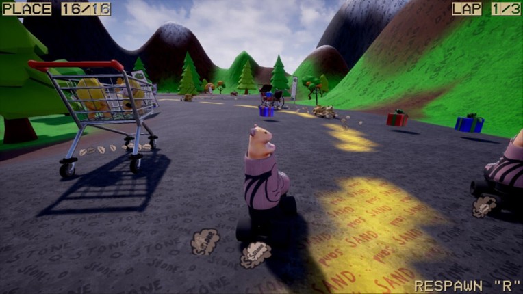 MEMOLOGY: Absurd racing screenshot