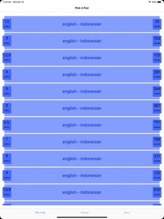 PickAPair Indonesian - English Image