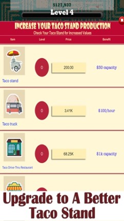 Taco Mucho Clicker - Super Crafter Streetfood Truck Master Game Image