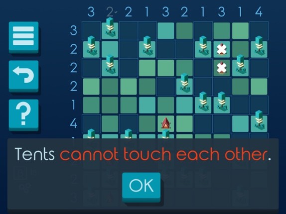 Tents and Trees Puzzles screenshot