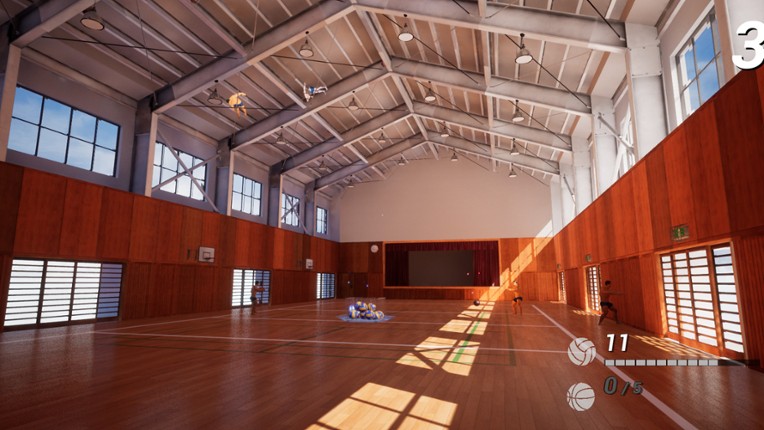 A game that saves the muscles caught in the ceiling of the gymnasium screenshot