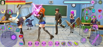 Anime High School Girl Fighter Image