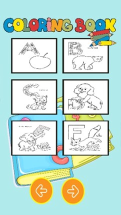 Color:ABC Animals Letter Coloring Book Kids Adults screenshot