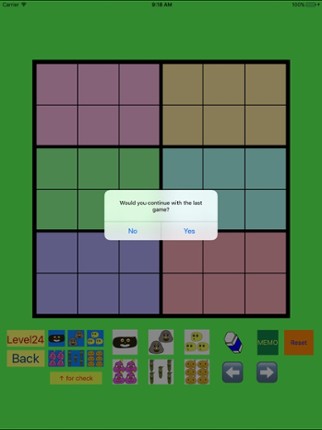 Easy SUDOKU with Faces!? 4x4,6x6,7x7 screenshot