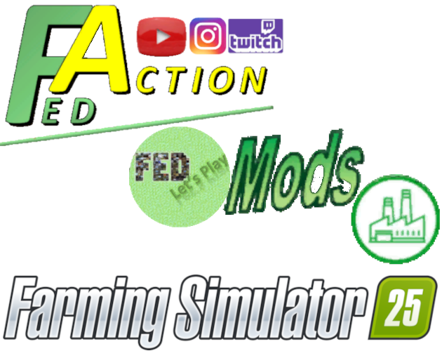 Games like FS25 Fed Produktion Pack - Farming Simulator 25