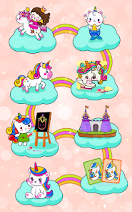 Unicorn Coloring Girl Games screenshot
