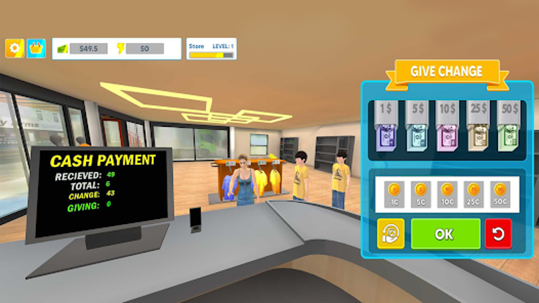 Clothing Store Supermarket Sim Image