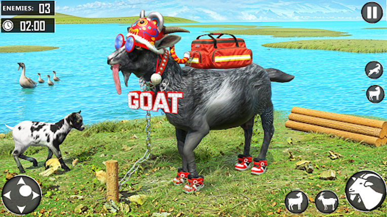 Black Goat City Adventure 3D screenshot