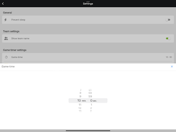 3x3 Basketball Scoreboard screenshot