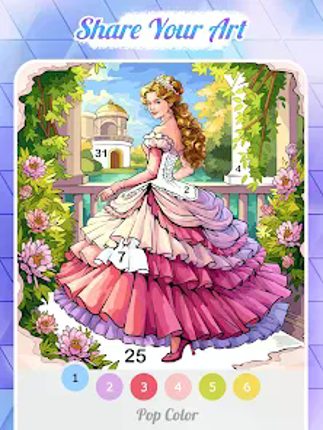 Pop Color - Paint by number Image