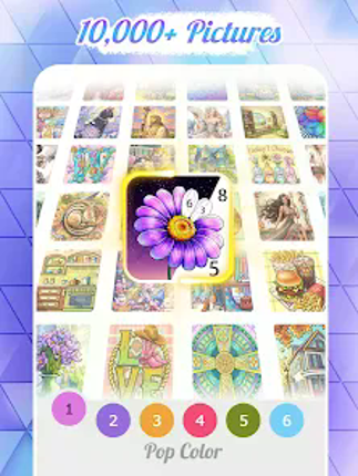 Pop Color - Paint by number screenshot
