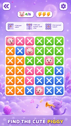 Meow Logic Puzzle: Cat Sudoku Image