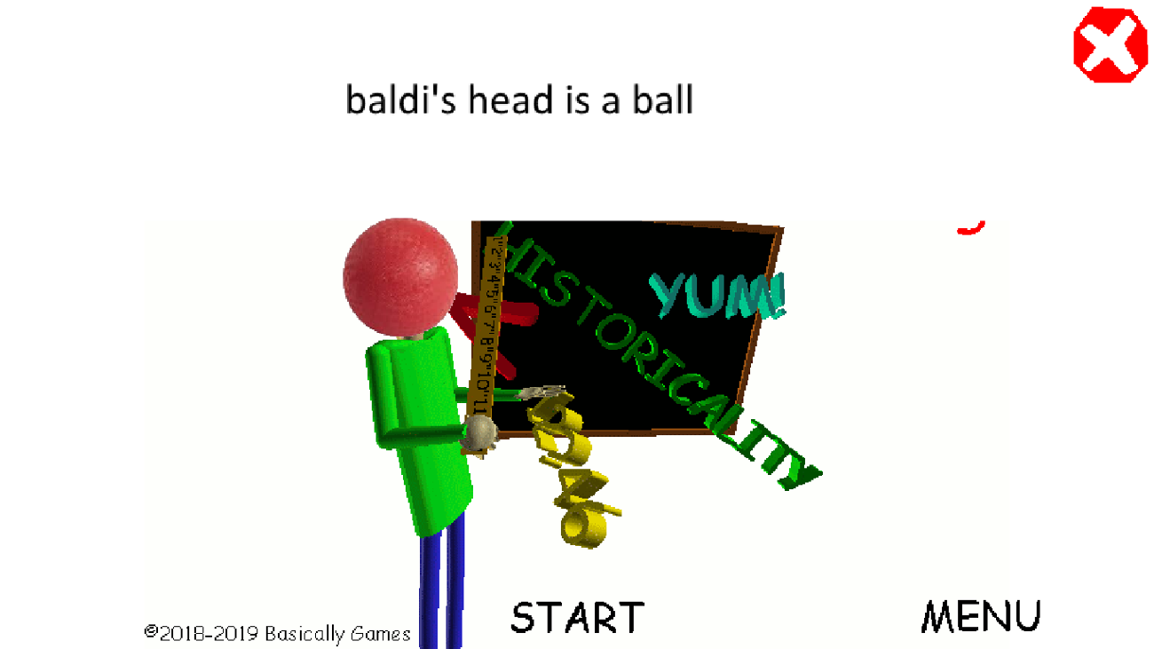 Games like Baldi's head is a ball