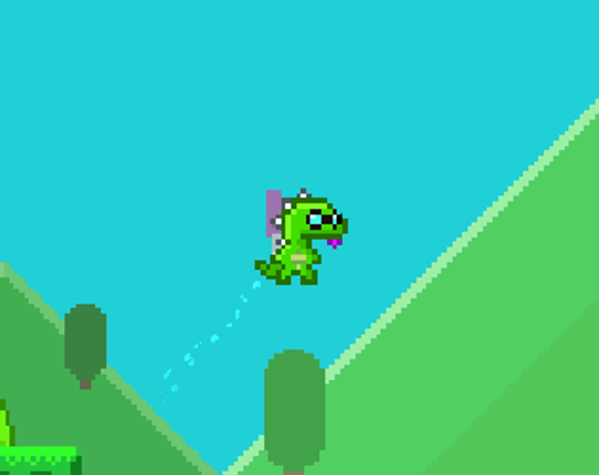 Super Jetpack Lizard Game Cover