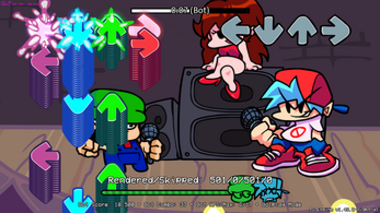 Mickeyfan's Stupid & Crazy FNF modding scene Image