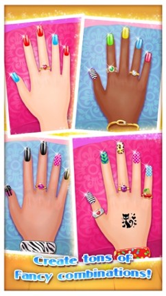 Princess Nail Salon - Makeup, Dressup and Makeover Girls Games screenshot