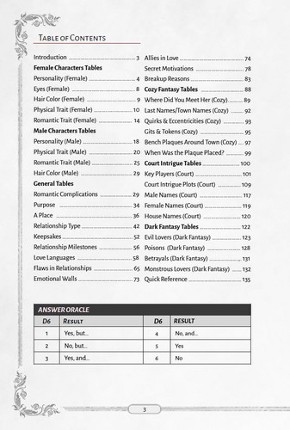 Random RPG Tables: Romance & Relationships screenshot