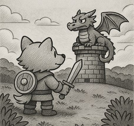 The Wolf and the Dragon Image